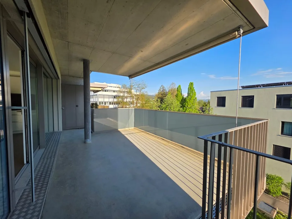 5.5-Zimmer-Attika-Traum mit Bergsicht & Allwetter-Pergola