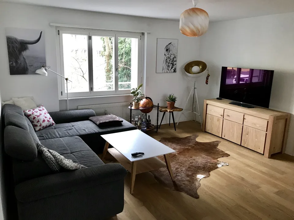 Moderne 3.5-Zimmer-Wohnung mit grosszügigem Wohnbereich und Balkon