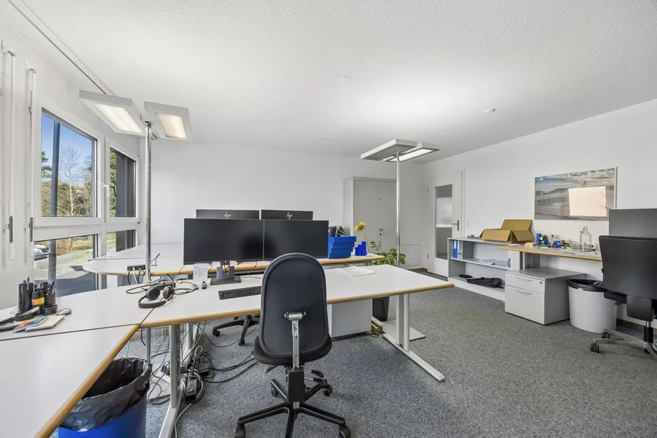 Attraktive Gewerberäumlichkeiten mit Archivräumen und Einstellhalle