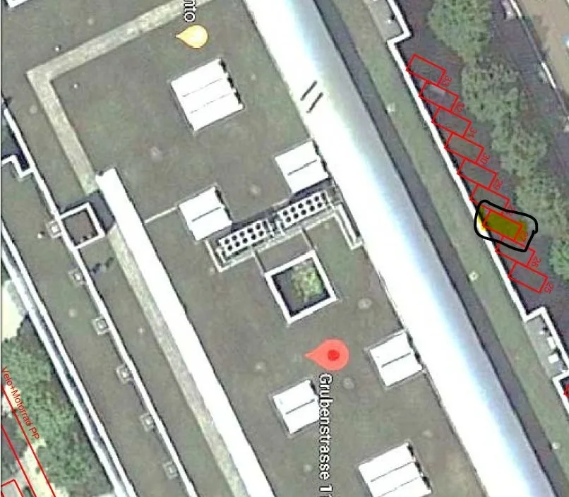 Aussenparkplatz Grubenstr. 11 per sofort!