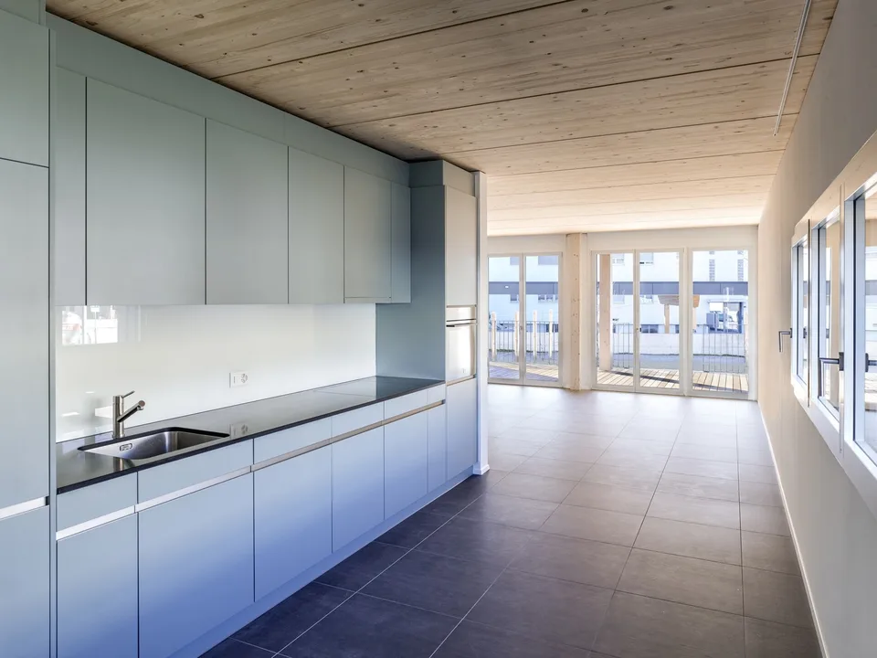 2.5 Zimmer Wohnung Neubau - Veranda, Terrasse und Gartenplatz