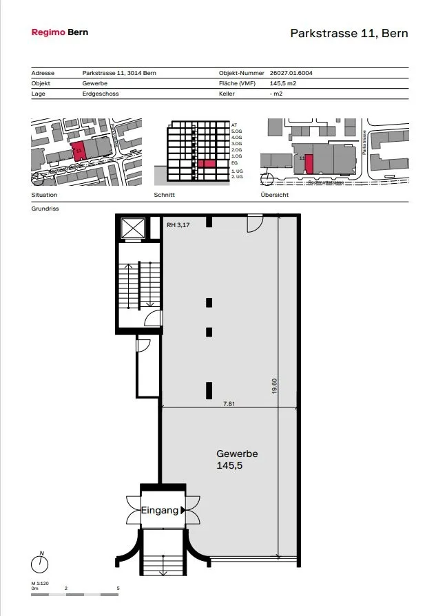 An bester Lage: 145.5m2 bezugsbereite Laden-/Bürofläche – Foto 11 von 11
