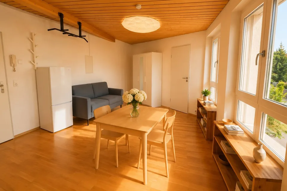 Sonniges, frisch saniertes und möbliertes Wohnstudio in Liebefeld – nur 10 Minuten bis ins Zentrum von Bern