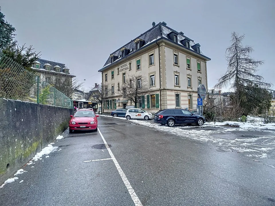 Au centre de Düdingen / Düdingen Zentrum
