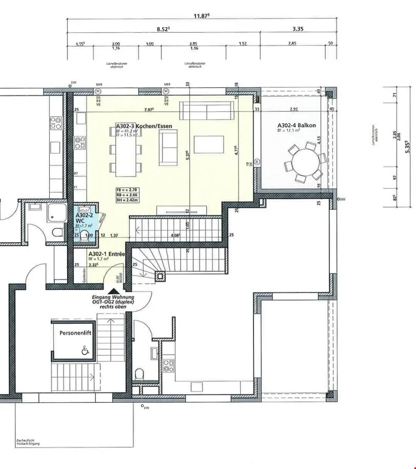 Moderne 4.5-Zimmer Duplex Wohnung in Bösingen zu vermieten – Foto 11 von 13