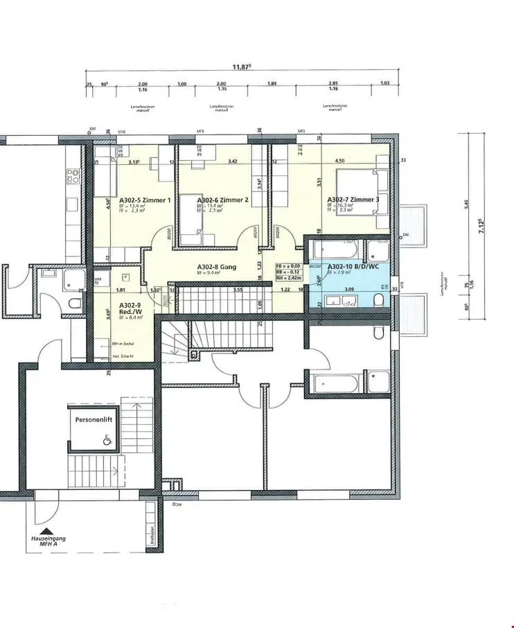 Moderne 4.5-Zimmer Duplex Wohnung in Bösingen zu vermieten – Foto 12 von 13