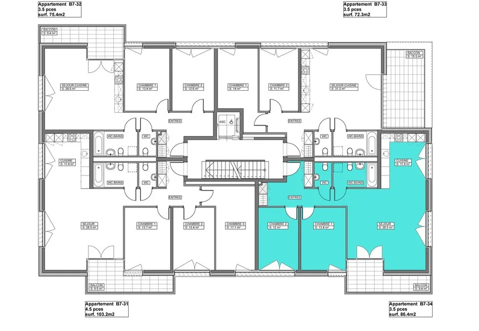Bel appartement de 3.5 pièces à louer !