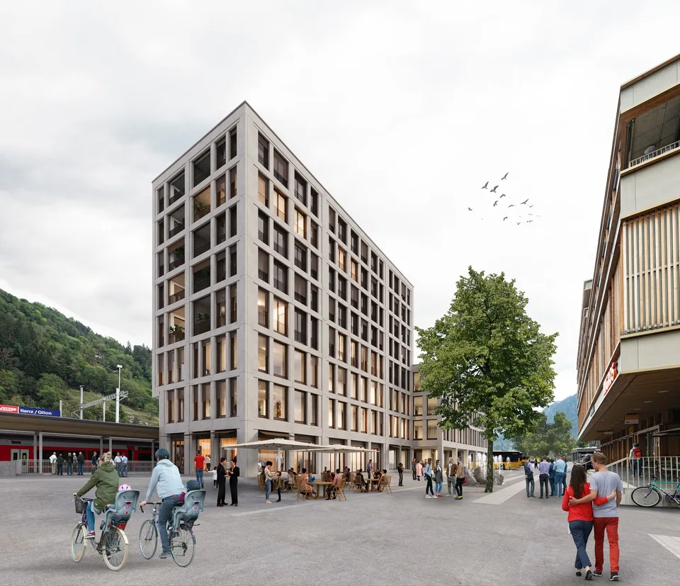 Bahnhof Ilanz – letzte Büroflächen