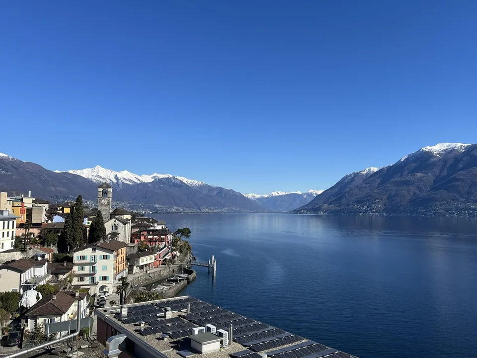 Traumwohnung mit Seeblick / Appartamento con vista lago-Brissago