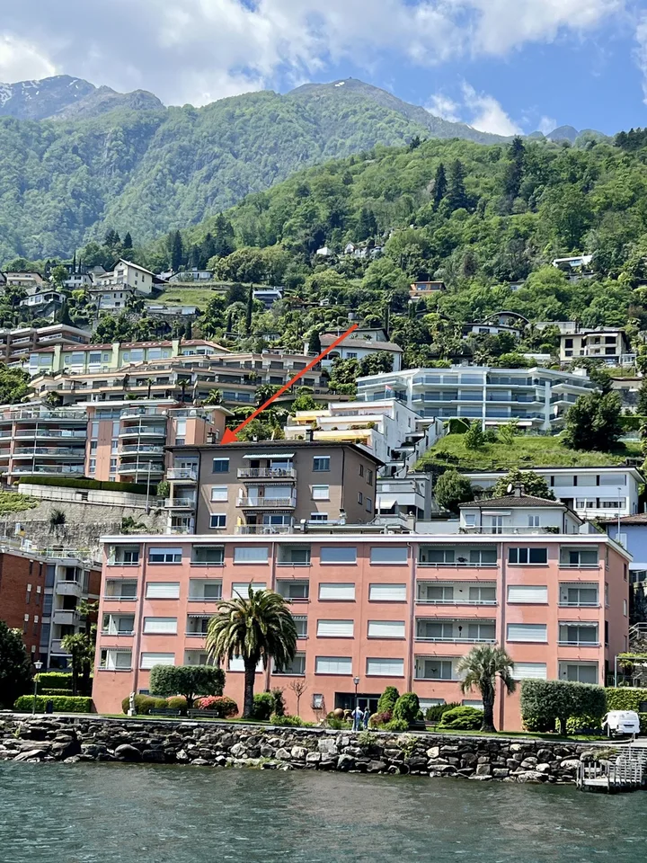 Traumwohnung mit Seeblick / Appartamento con vista lago-Brissago