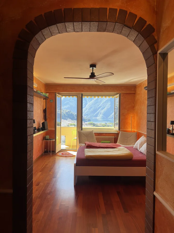 Luminoso monolocale con fantastica vista sul lago inammobiliato