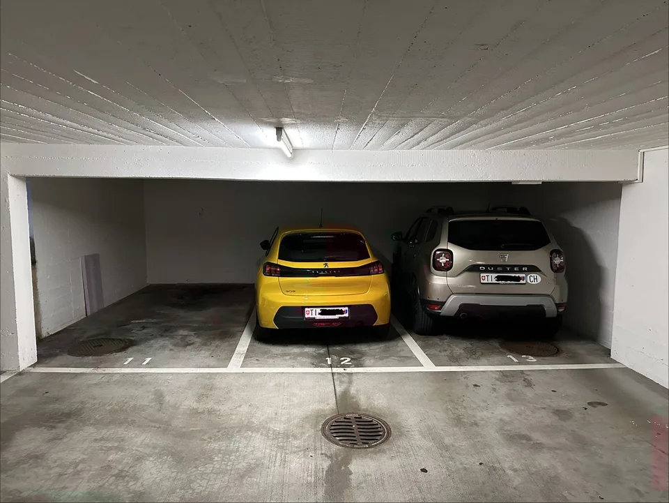 Parcheggio sotterraneo 2x5m via Besso 47, Lugano