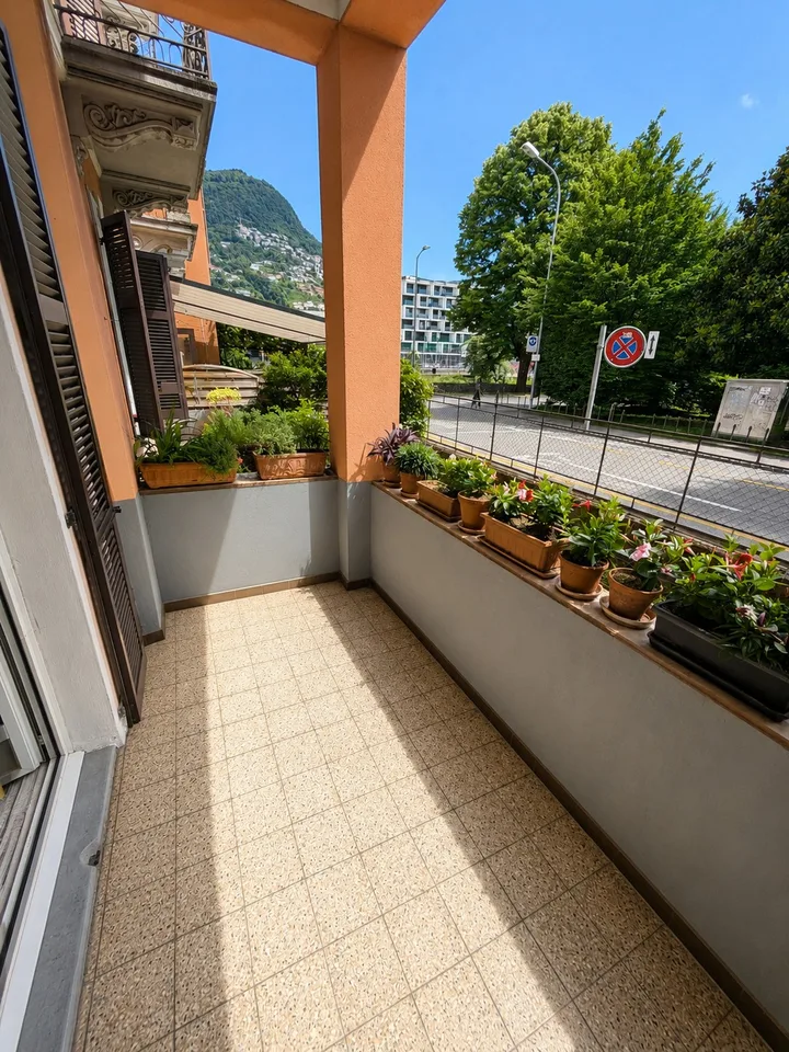 Spazioso 3.5 locali al PT con giardino esclusivo e doppia cantina