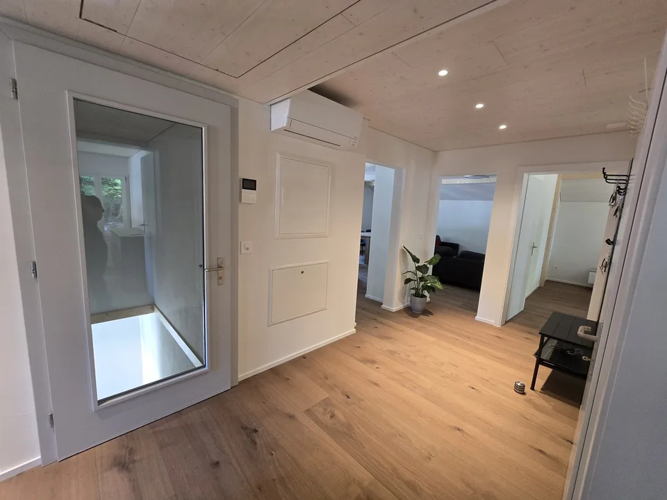Moderne, möblierte 5.5-Zimmer-Wohnung mit Klimaanlage und Gartennutzung