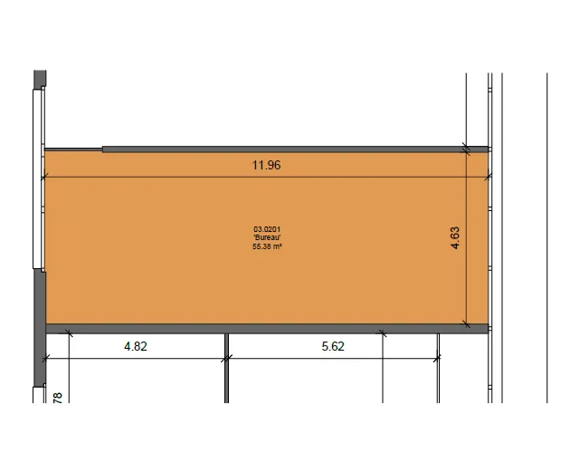 À louer – Bureau de 55 m² au 2ᵉ étage, en plein centre-ville – foto 6 di 6