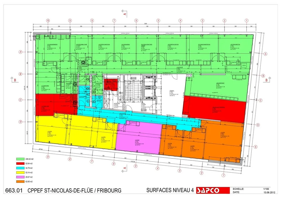 SURFACE ADMINISTRATIVE MODERNE DE 300 M² ENV. SITUÉE AU 4ÈME ÉTAGE