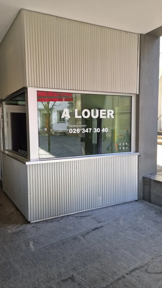 Surface commerciale de 23m2 en Centre-Ville de Fribourg à louer !