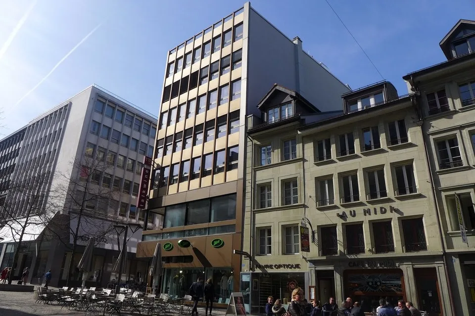 Grande surface au coeur de la ville de Fribourg