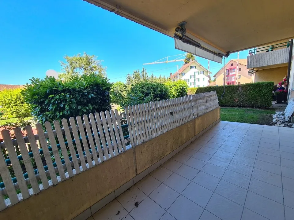 Appartement entièrement rénové avec jardin