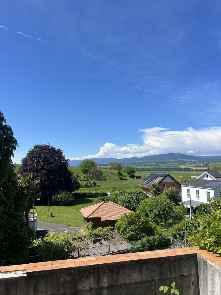 Studio avec une grande terrasse