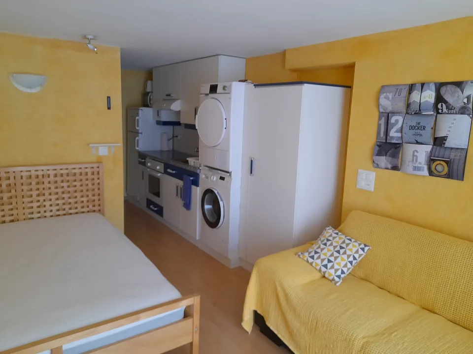 Studio meublé avec terrasse pour une personne à Farvagny