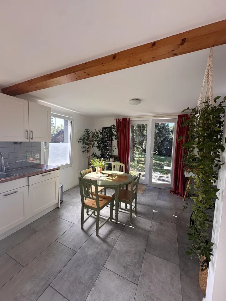 Charmant 2 pièces avec terrasse et jardin à Yverdon-les-Bains