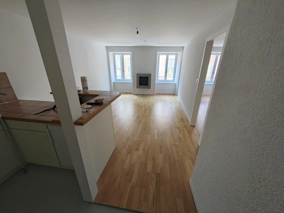A louer, 2.5 pièces de 45m2 lumieux, disponible immediatement