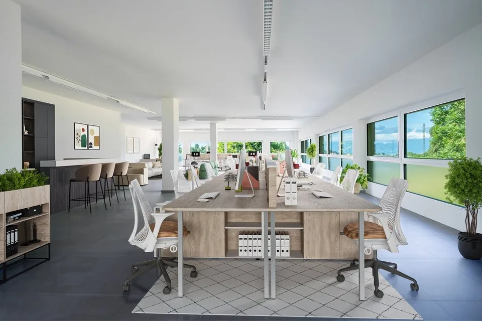 Surface de bureau de 178m2 divisible à Saint-Légier - 3 loyers offerts