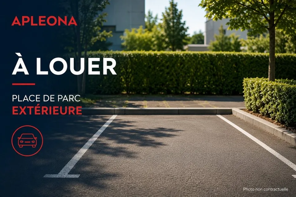 Place de parc extérieure