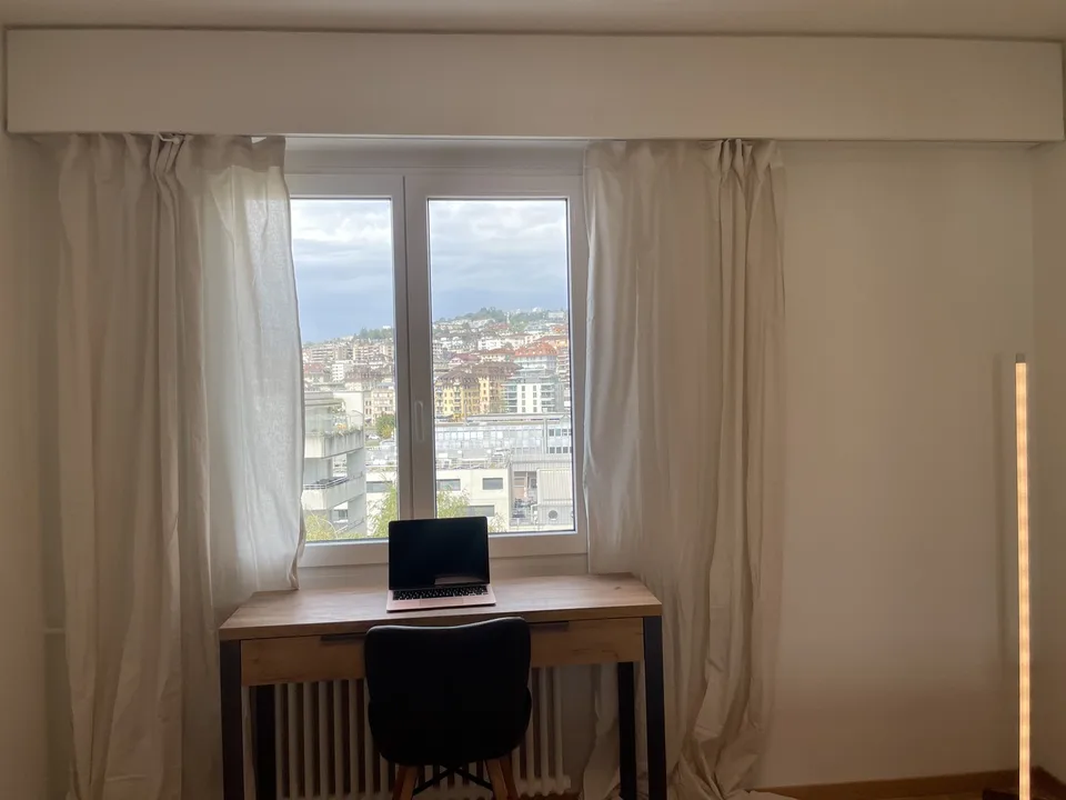 Vue dégagée au centre de Lausanne