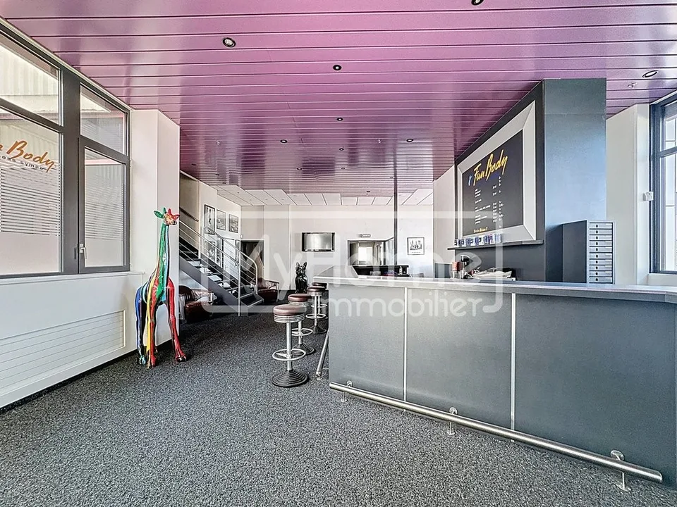 Salle de fitness de 967 m2 à Lonay entièrement équipée à louer