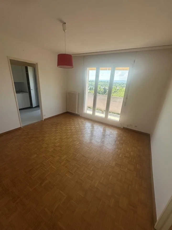 Bal appartement proche des commodités et avec vue sur le lac