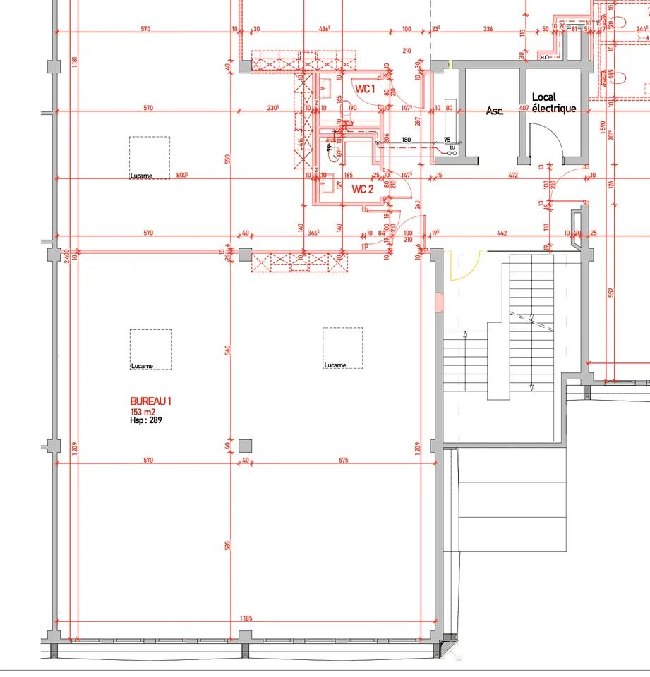 Surface de 140m2 avec quai de chargement à louer !