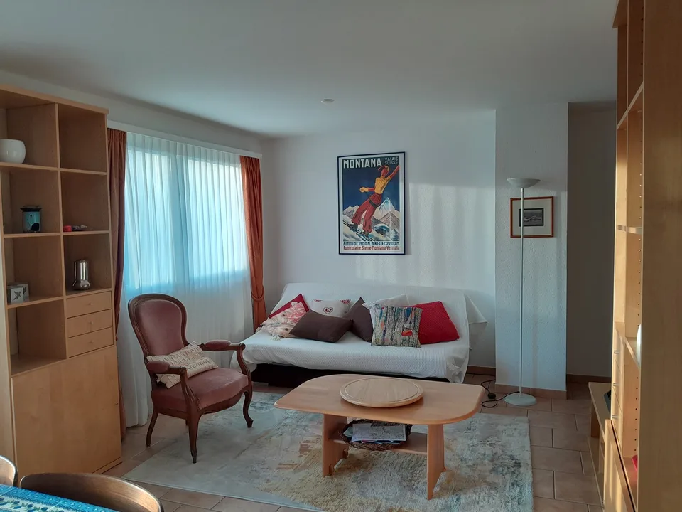 Charmant 2,5 pièces à quelques pas du golf de Crans