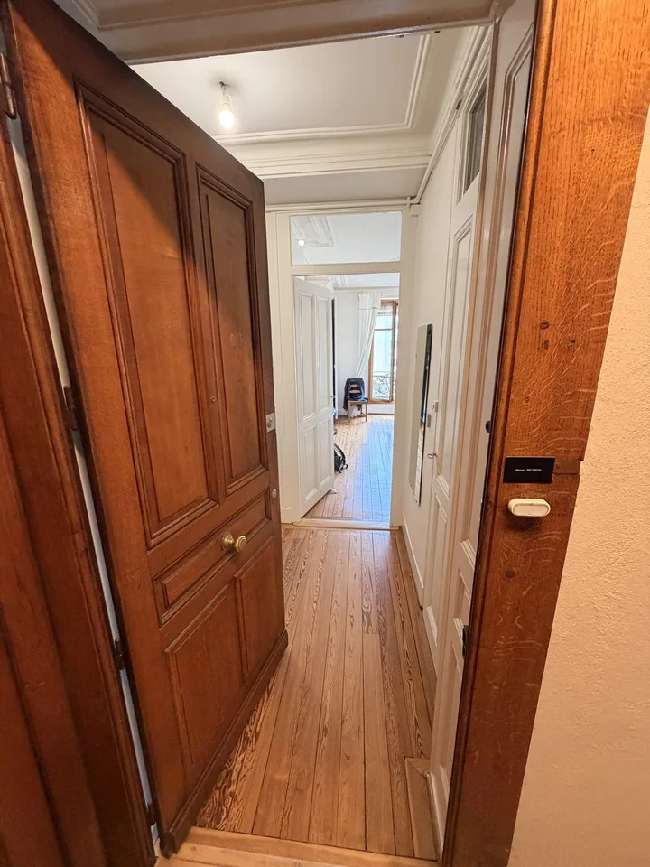 2 pièces meublé, lumineux et central — Plainpalais, proche Université / Bright furnished 2-room flat in central Geneva, near the University