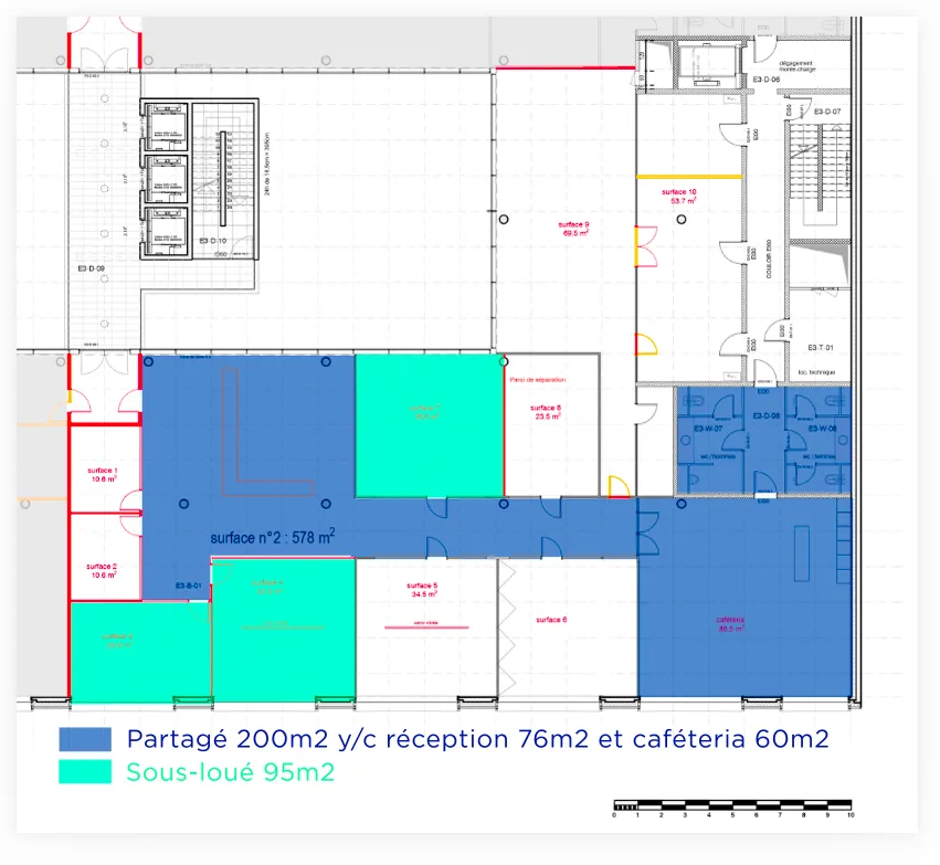Espaces de bureaux à sous-louer – environnement moderne et flexible