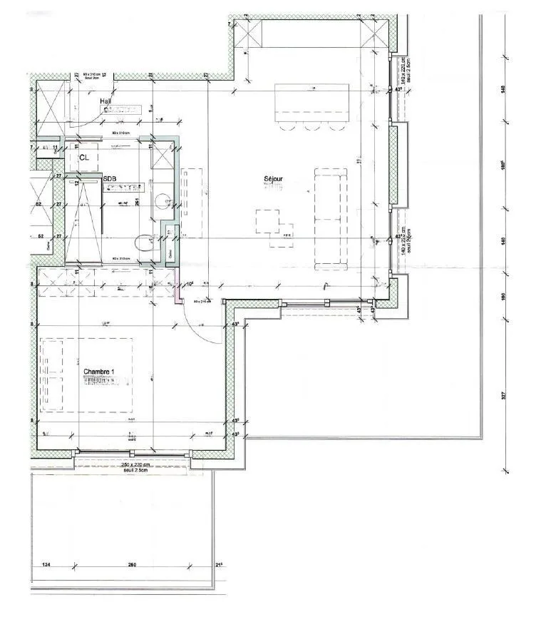2.5 pces au 2ème étage - Rue des Epineys 11D à Martigny