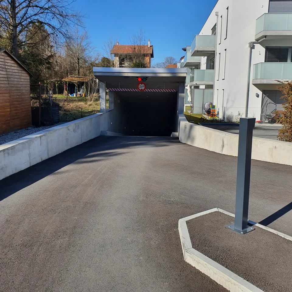 Parking moto en sous-sol
