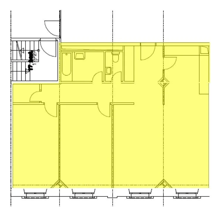 4 pièces de 105 m2 en face de la Gare Cornavin