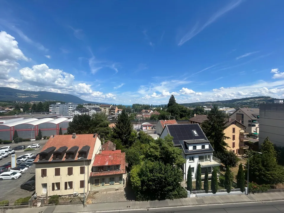 Appartement 3.5 pièces lumineux avec vue panoramique à Yverdon-les-Bains