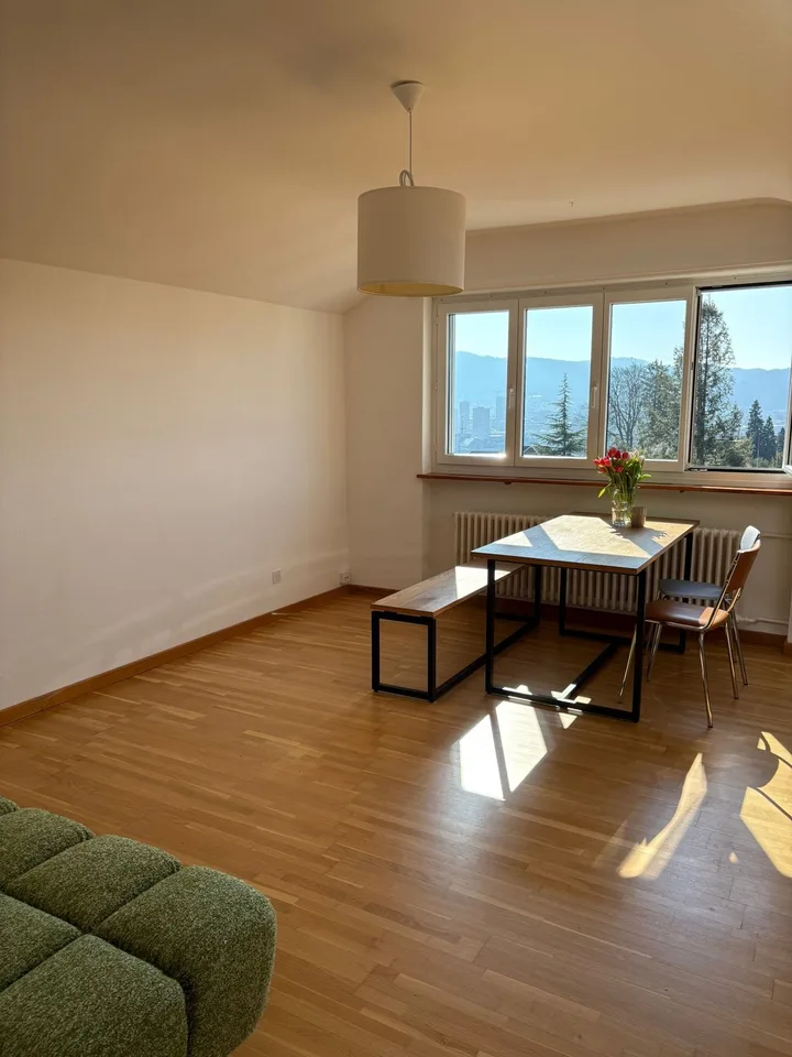 Befristet ab Januar 2027: Helle, möblierte Wohnung befristet in Höngg