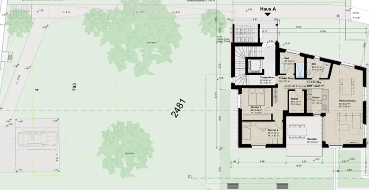 Moderne und grosszügige 3.5-Zimmerwohnung - Neubau Mehrfamilienhaus