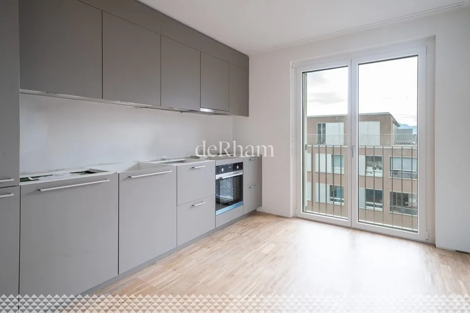 2.5 pièces no 301 situé au 2ème étage - orientation Sud Ouest