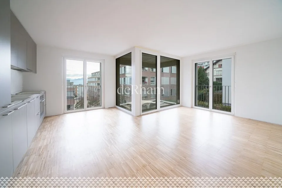 2.5 pièces no 301 situé au 2ème étage - orientation Sud Ouest