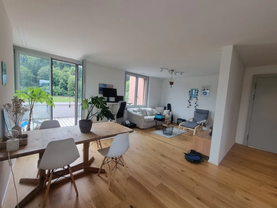 Neuwertige 2.5 Zimmer Attika (befristet, möbliert)