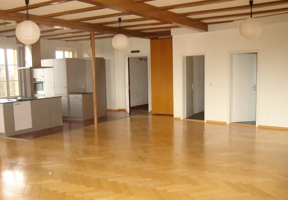Lichtdurchflutete Loft-Wohnung im ehemaligen Tanzsaal