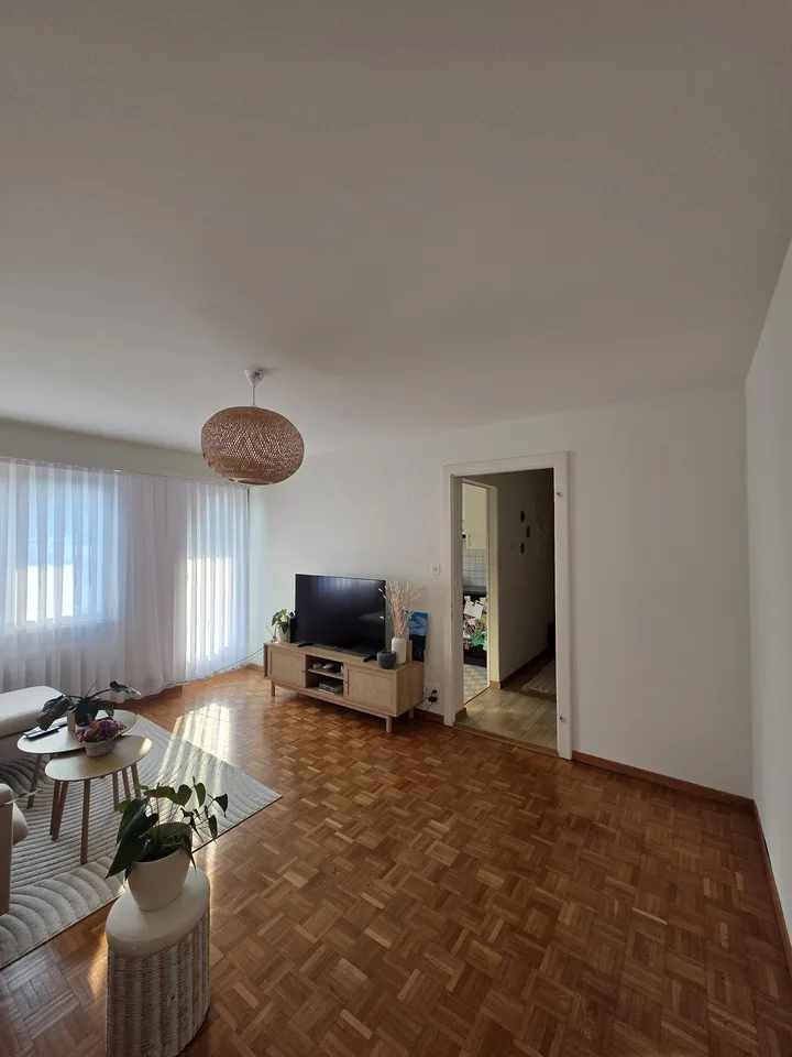 Helle 2-Zimmer-Wohnung direkt beim Bahnhof Horw mit Balkon