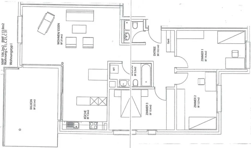 4 ½ Zimmer-Wohnung in Wettingen mieten