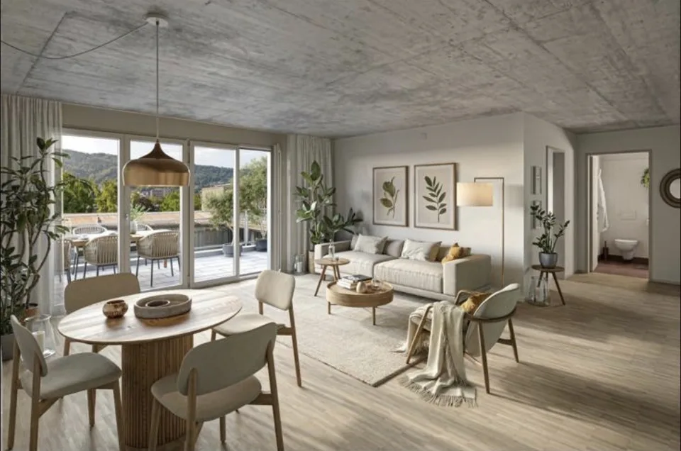 Moderne 2.5-Zimmer-Neubauwohnung im Brahmshof (Siedlung Pilgerbrunnen), Zürich Kreis 3
