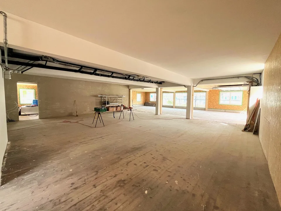 50 bis 400m2 mit dem Transporter befahrbar